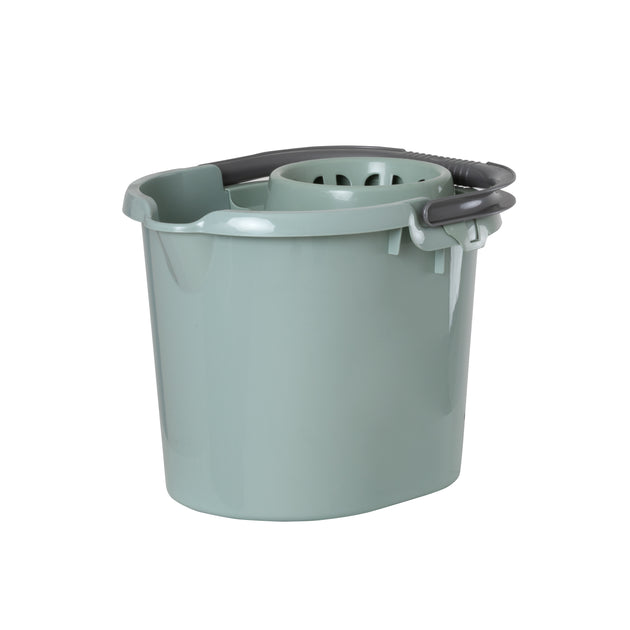 Wham Casa 16L Plastic Mop Bucket Silver Sage