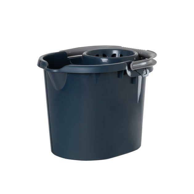 Wham Casa 16L Plastic Mop Bucket Navy Blue