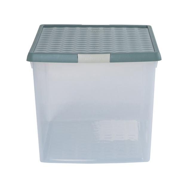 Wham Clip 62L Rectangular Storage Box with Secure Clip-Lock Lid