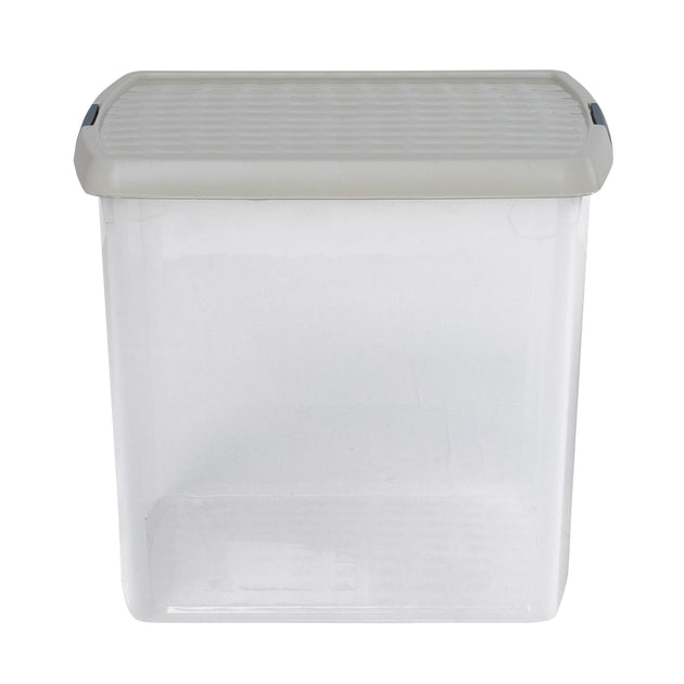 Wham Clip 37L Square Storage Box with Secure Clip-Lock Lid