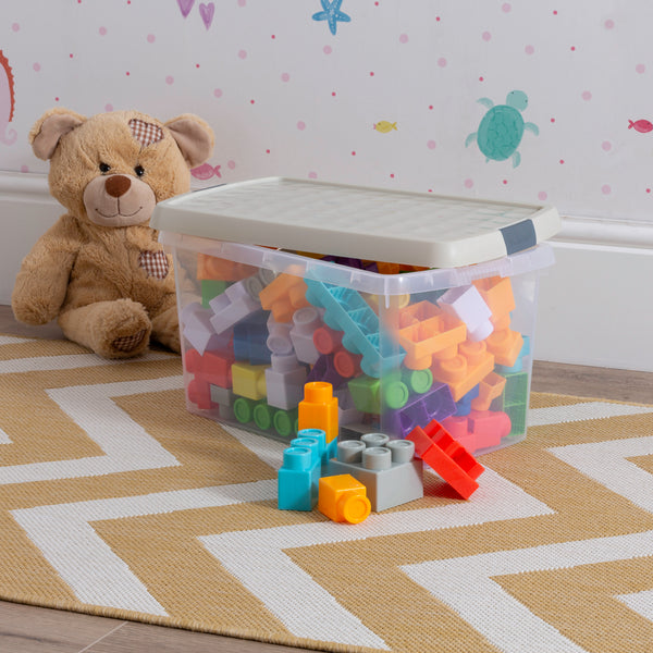 Wham Clip 14L Rectangular Storage Box with Secure Clip-Lock Lid