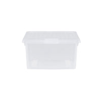 Wham Clip 9L Square Storage Box with Secure Clip-Lock Lid