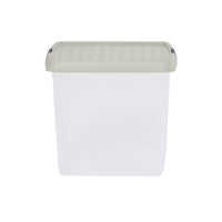 Wham Clip 14L Square Storage Box with Secure Clip-Lock Lid