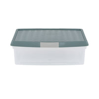 Wham Clip 13.2L Square Storage Box with Secure Clip-Lock Lid
