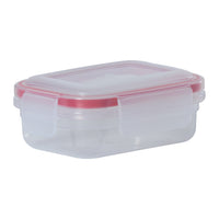 Set of 5 - Hobby Life Rectangular Shallow Clip Airtight Food Containers