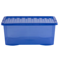 Wham Crystal 45L Storage Box with Detachable Ribbed Lid