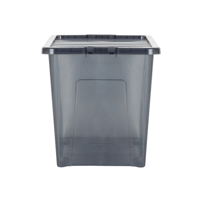Wham Crystal 80L Storage Box with Detachable Ribbed Lid