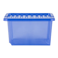 Wham Crystal 28L Storage Box with Detachable Ribbed Lid