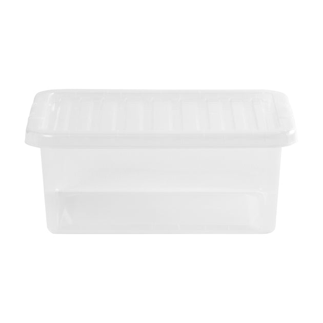 Wham Crystal 17L Storage Box with Detachable Ribbed Lid