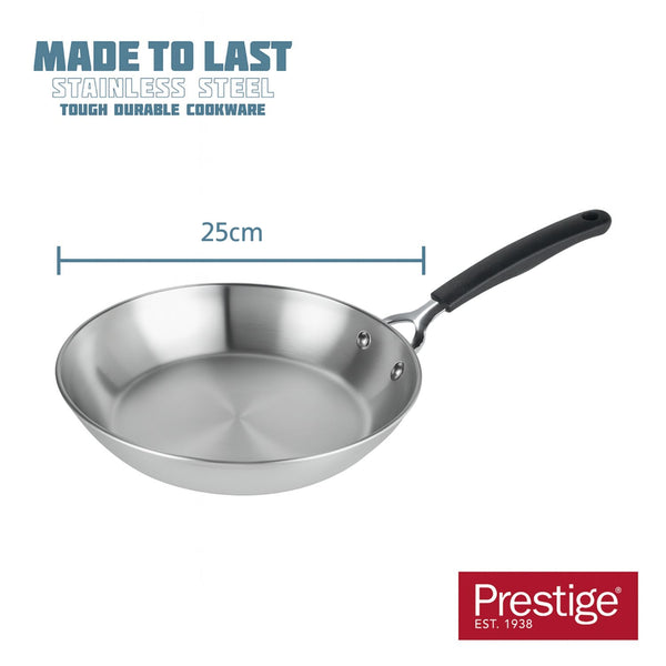 Prestige Made to Last 25cm Stainless Steel Frypan