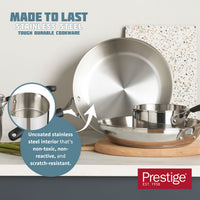 Prestige Made to Last 25cm Stainless Steel Frypan