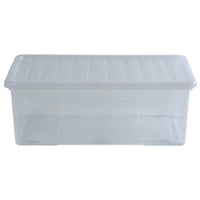 Wham Crystal 68L Storage Box with Detachable Ribbed Lid