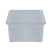Wham Crystal 68L Storage Box with Detachable Ribbed Lid