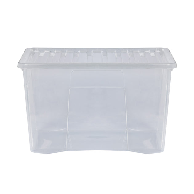 Wham Crystal 102L Storage Box with Detachable Ribbed Lid