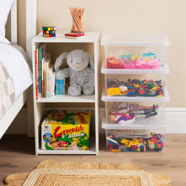 Wham Crystal 14L Storage Box with Detachable Ribbed Lid