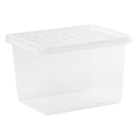 Wham Crystal 20L Storage Box with Detachable Ribbed Lid