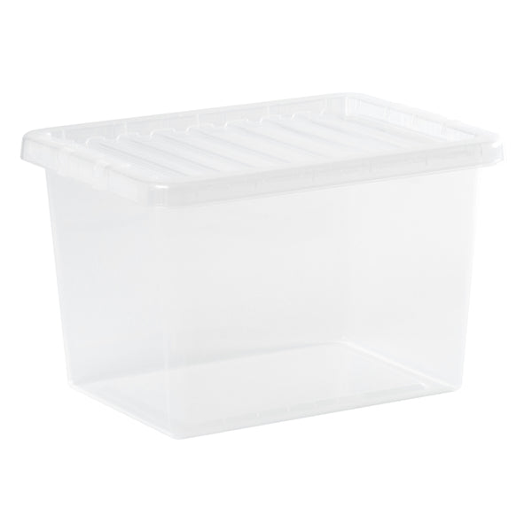Wham Crystal 20L Storage Box with Detachable Ribbed Lid