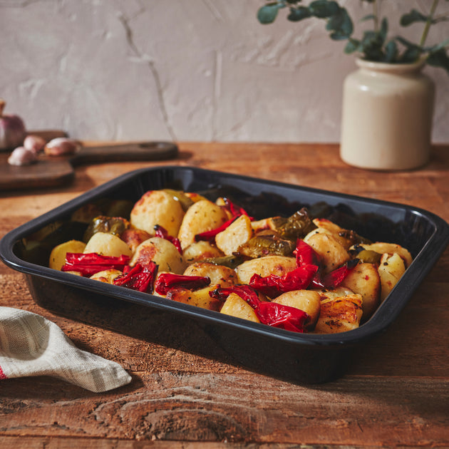 PFAS Free Signature Enamel 30cm Roasting Tin