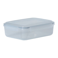 Set of 5 - Hobby Life Rectangular Shallow Clip Airtight Food Containers