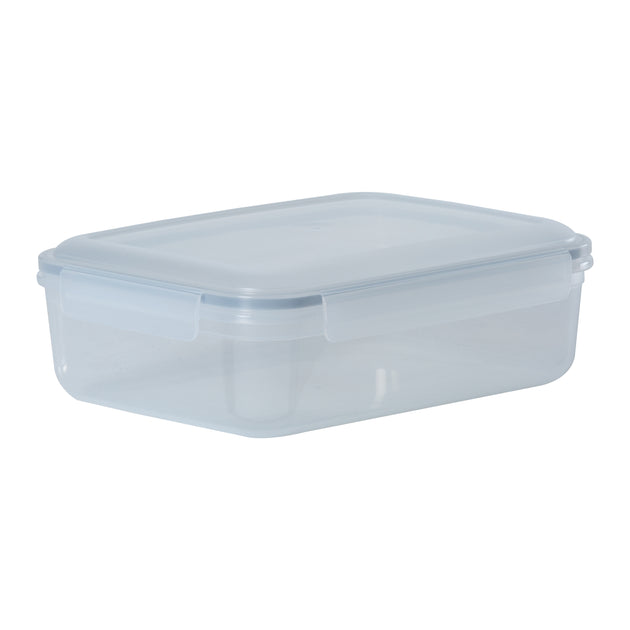 Set of 5 - Hobby Life Rectangular Shallow Clip Airtight Food Containers