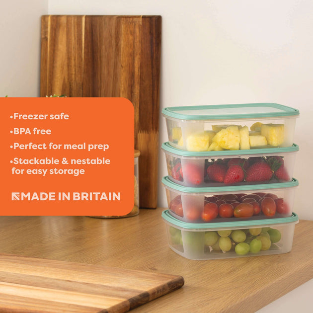 Wham Everyday Food 4-Piece 1L Freezer Box Set