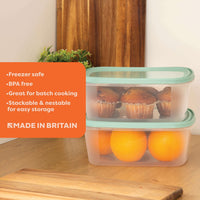 Wham Everyday Food 2-Piece 3L Freezer Box Set