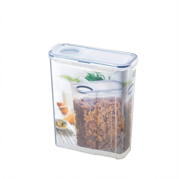 Lock & Lock Tall Rectangular 4.3L Cereal Storage Container with Flip Top Lid