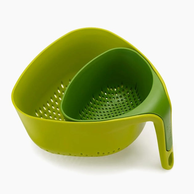 Joseph Joseph Nest 2-Piece Colander Set Green