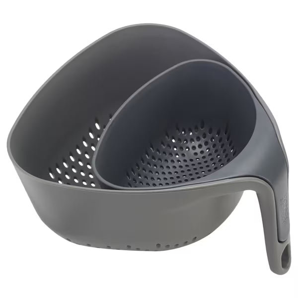 Joseph Joseph Nest 2-Piece Colander Set Grey