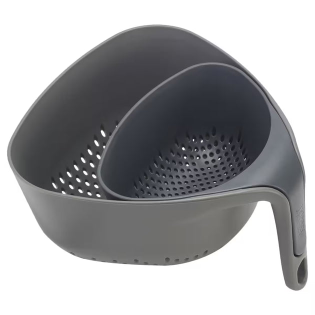 Joseph Joseph Nest 2-Piece Colander Set Grey