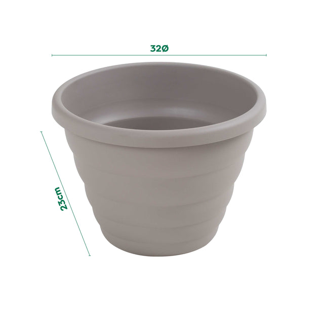 Wham Beehive 32cm Round Plastic Garden Planter