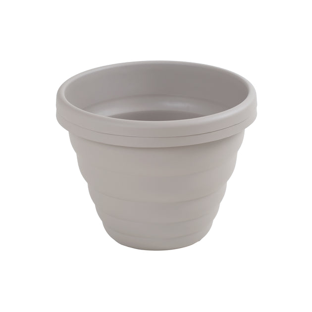 Wham Beehive 40cm Round Plastic Garden Planter Fawn