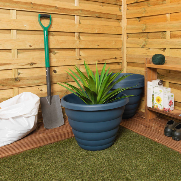 Wham Beehive 48cm Round Plastic Garden Planter