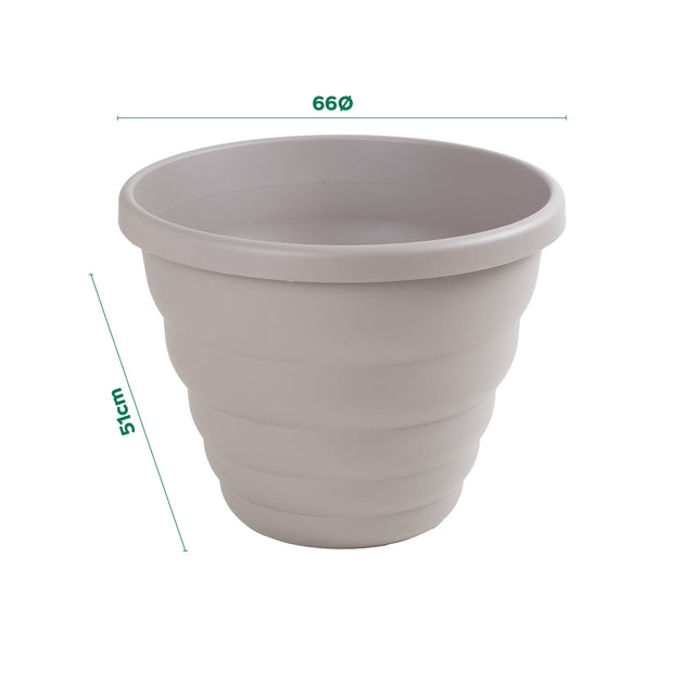 Wham Beehive 66cm Round Plastic Garden Planter