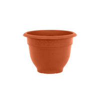 Wham Bell Pot 28cm Round Plastic Garden Planter Terracotta