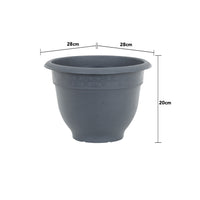 Wham Bell Pot 28cm Round Plastic Garden Planter