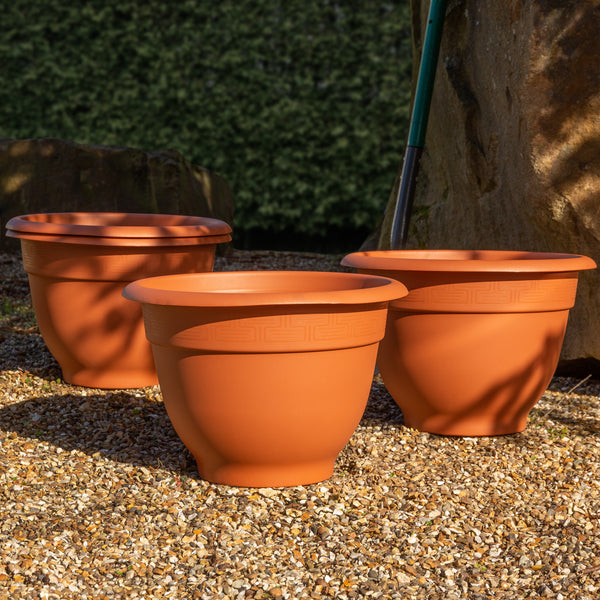 Wham Bell Pot 44cm Round Plastic Garden Planter