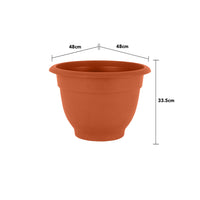 Wham Bell Pot 48cm Round Plastic Garden Planter