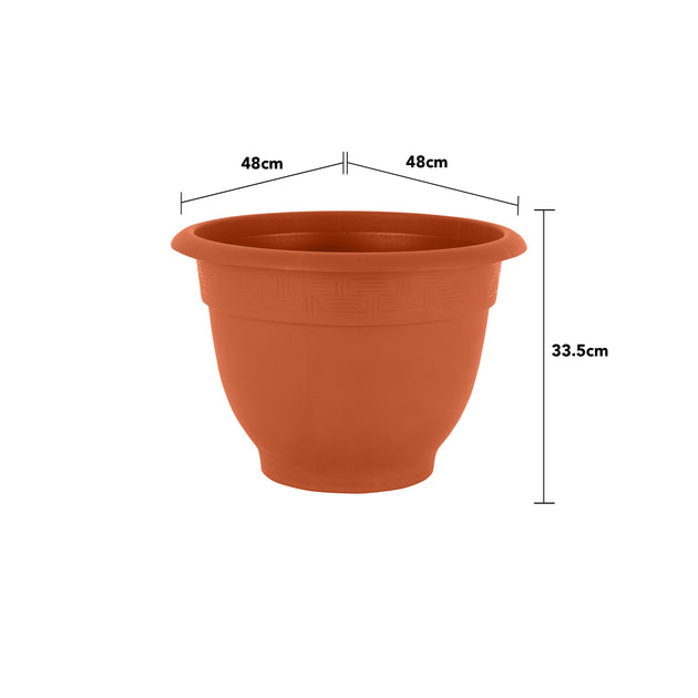 Wham Bell Pot 48cm Round Plastic Garden Planter