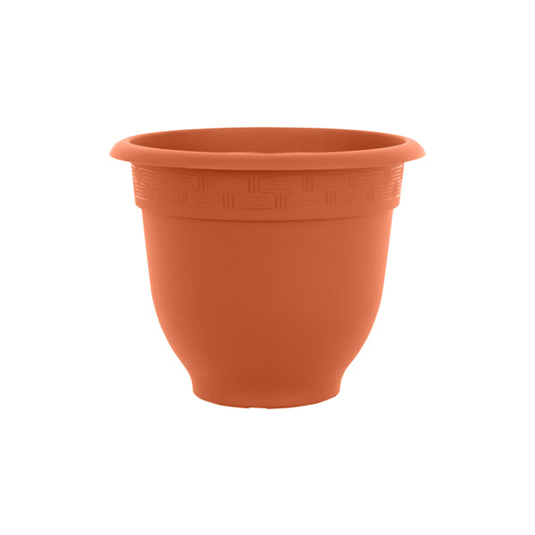 Wham Bell Pot 36cm Round Plastic Garden Planter Terracotta