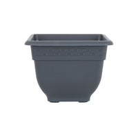Wham Bell Pot 37cm Square Plastic Garden Planter Slate