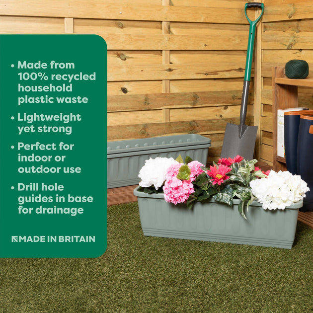 Wham Etruscan Rectangular Plastic Garden Trough