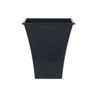 Wham Metallica 28cm Square Plastic Garden Planter Slate Pack Of 4