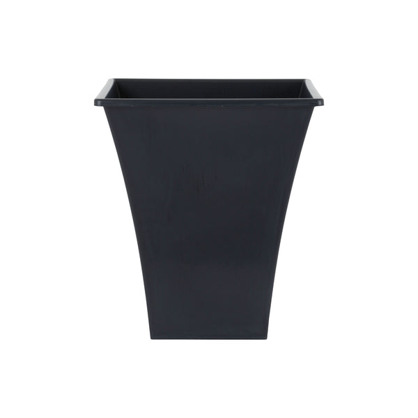 Wham Metallica 28cm Square Plastic Garden Planter Slate Pack Of 4