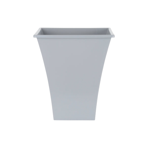 Wham Metallica 28cm Square Plastic Garden Planter Cement Grey Pack Of 4