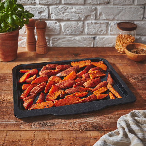 PFAS Free Signature Enamel 41cm Handled Oven Tray