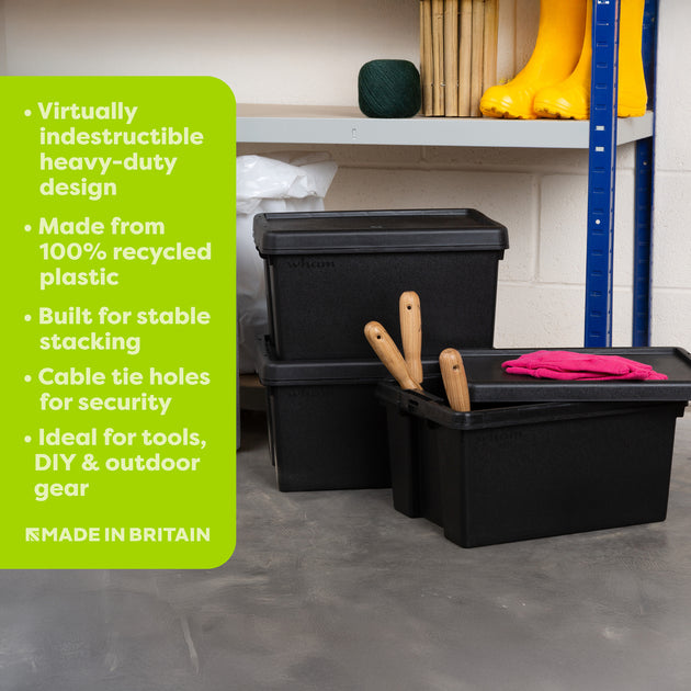 Wham Bam Ultra-Durable 16L Storage Box & Lid