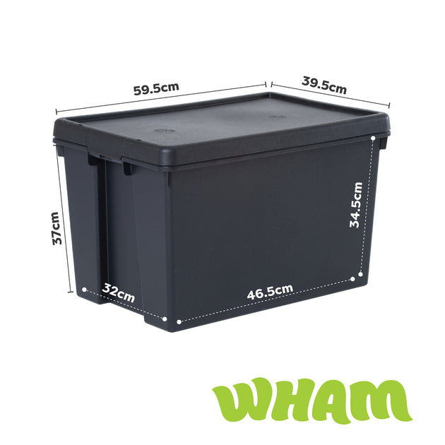 Wham Bam Ultra-Durable 62L Storage Box & Lid