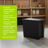Wham Bam Ultra-Durable 92L Storage Box & Lid