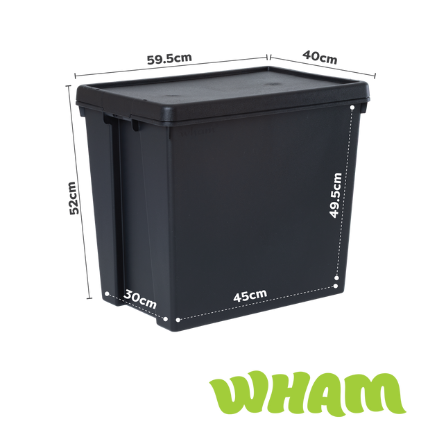 Wham Bam Ultra-Durable 92L Storage Box & Lid